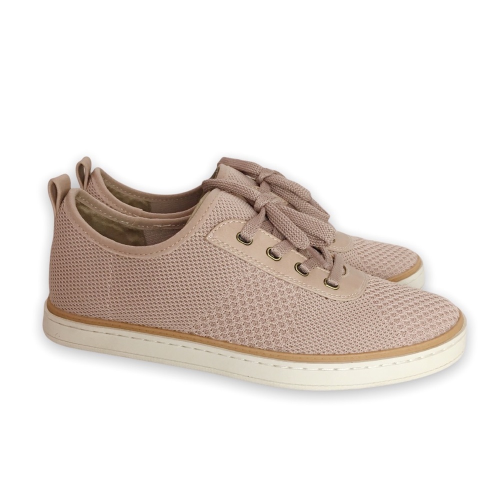 8.5W 8.5 WIDE Soul Naturalizer Krista Knit Sneakers Blush Dusty Pink Mauve NEW